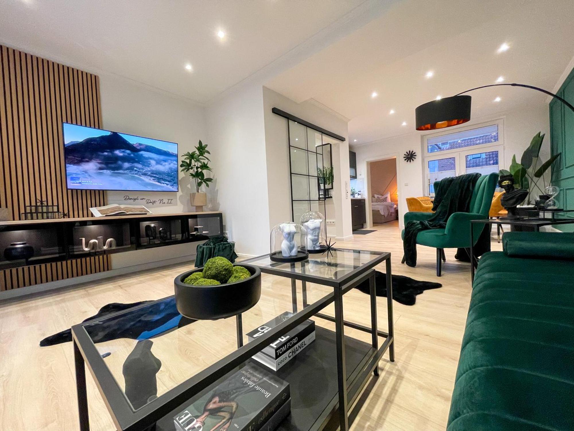Ferienwohnung Domizil Am Delft II エムデン エクステリア 写真